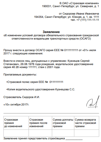 Как добавить водителя в электронный полис ОСАГО в 2024 году — инструкция для автовладельцев