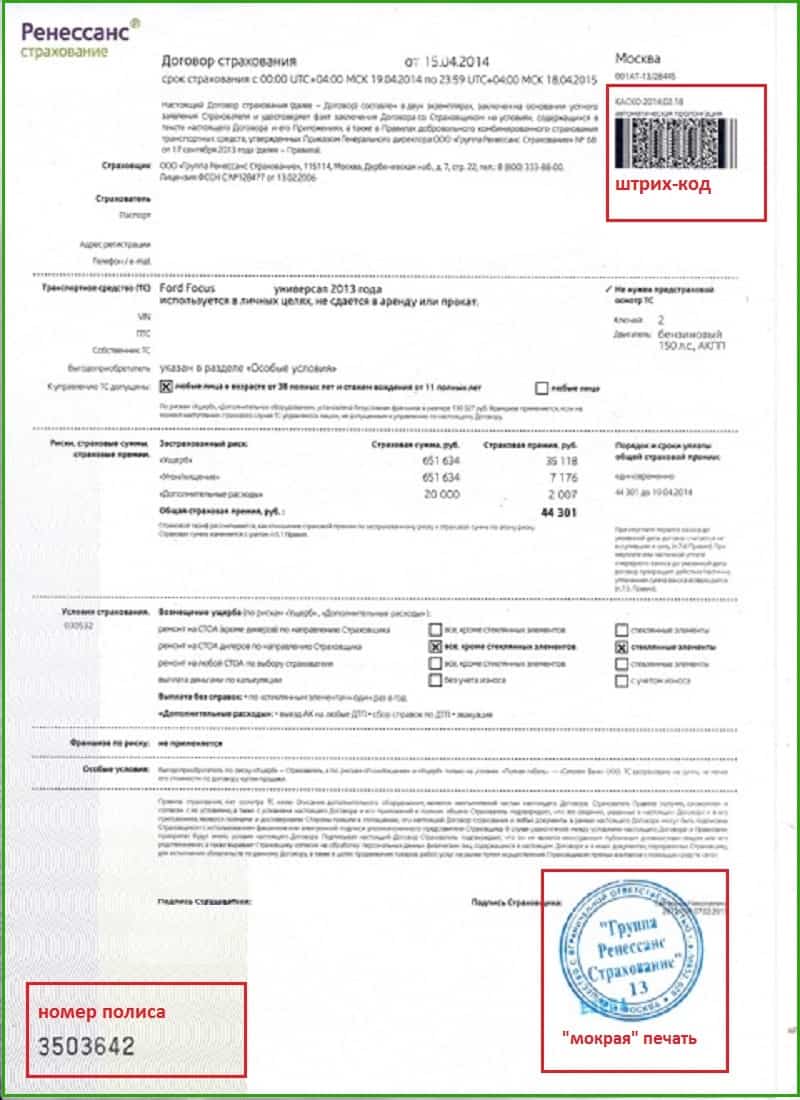 Плюсы и минусы КАСКО в Ренессанс Страхование
